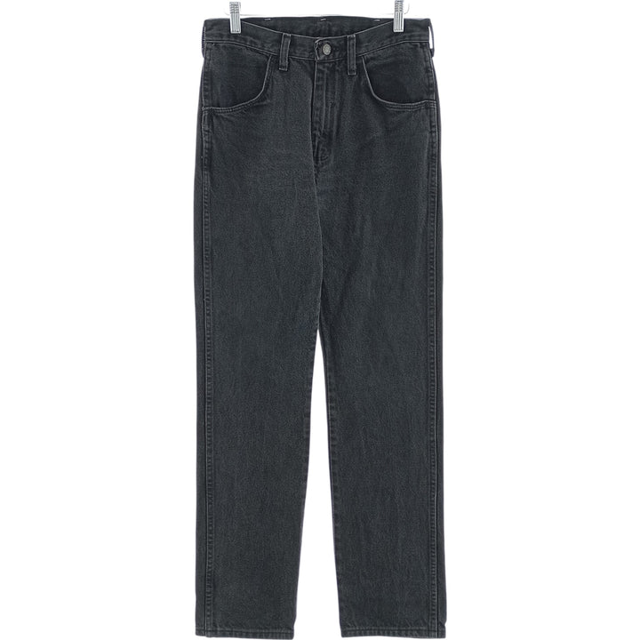 Rustler Black Denim Straight Denim Pants for Men, W30 equivalent cotton black type Vintage Second Hand