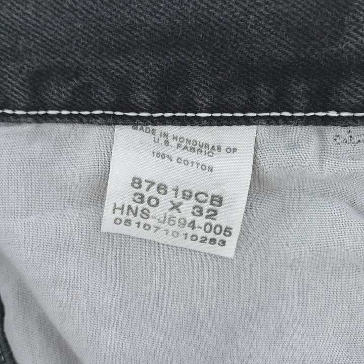 Rustler Black Denim Straight Denim Pants for Men, W30 equivalent cotton black type Vintage Second Hand