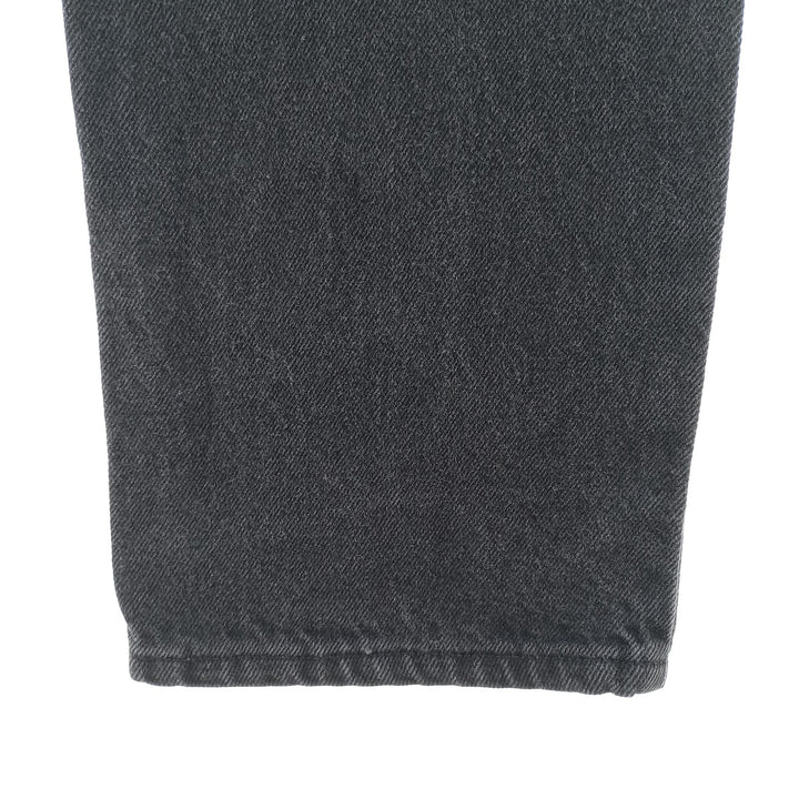 Rustler Black Denim Straight Denim Pants for Men, W30 equivalent cotton black type Vintage Second Hand