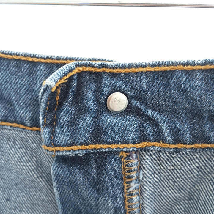 90'S Levi's 551 Relaxed Fit Tapered Leg Tapered Denim Pants Made in USA Women's L (w30) Vintage cotton blue type Vintage Second Hand