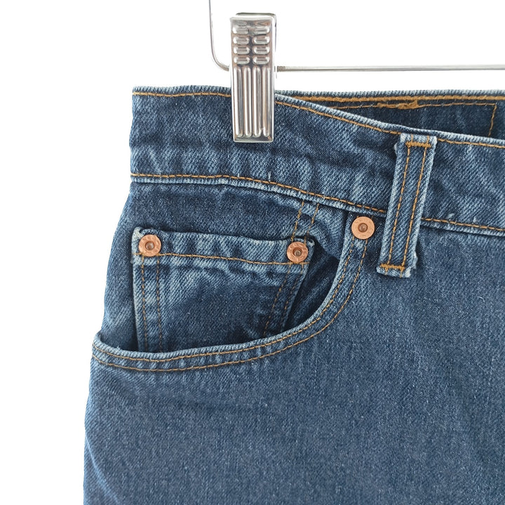 90'S Levi's 551 Relaxed Fit Tapered Leg Tapered Denim Pants Made in USA Women's L (w30) Vintage cotton blue type Vintage Second Hand