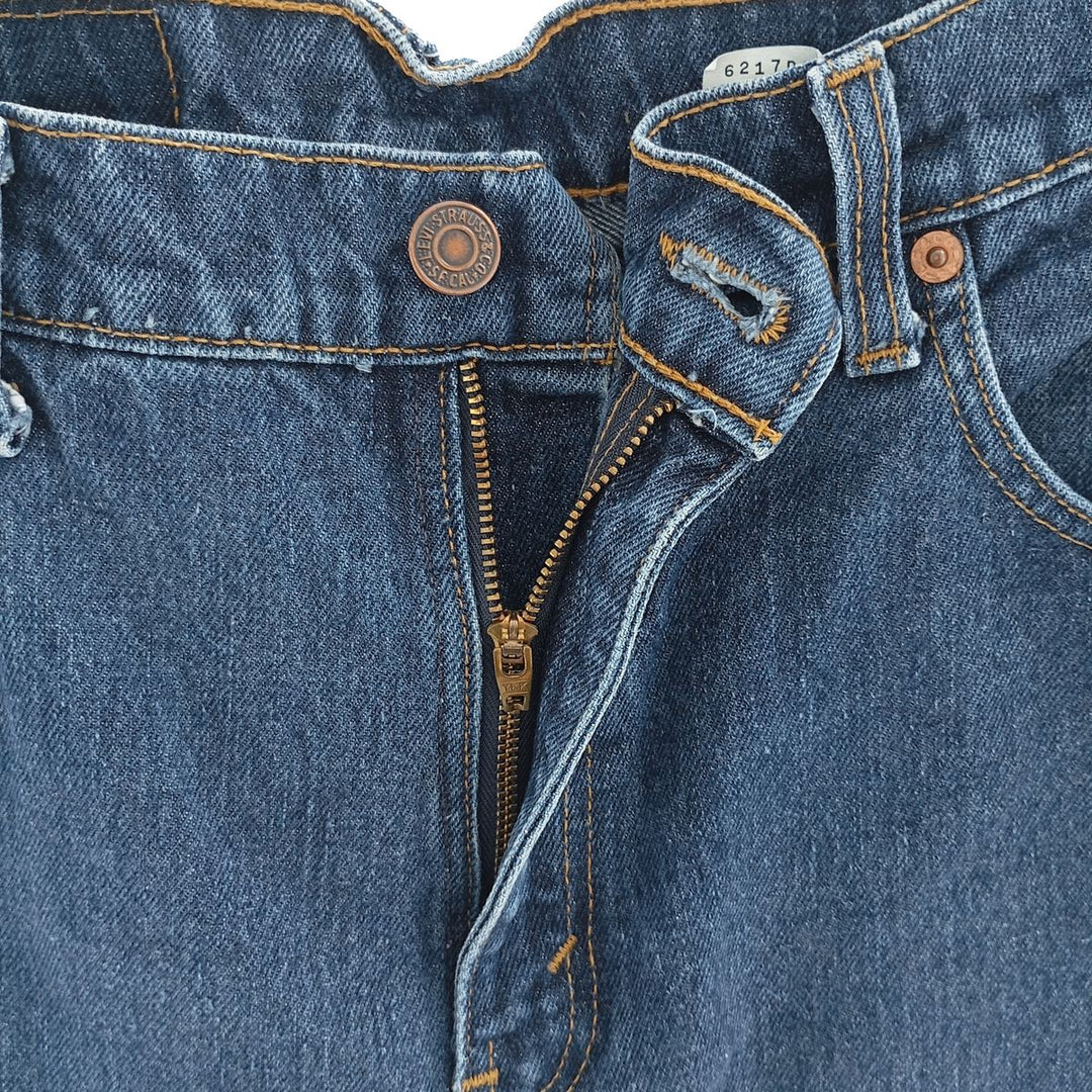 90'S Levi's 551 Relaxed Fit Tapered Leg Tapered Denim Pants Made in USA Women's L (w30) Vintage cotton blue type Vintage Second Hand
