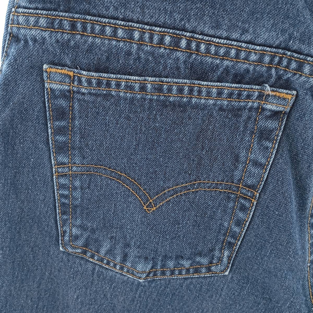 90'S Levi's 551 Relaxed Fit Tapered Leg Tapered Denim Pants Made in USA Women's L (w30) Vintage cotton blue type Vintage Second Hand