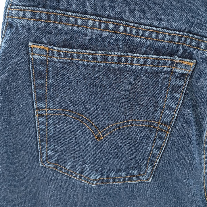 90'S Levi's 551 Relaxed Fit Tapered Leg Tapered Denim Pants Made in USA Women's L (w30) Vintage cotton blue type Vintage Second Hand