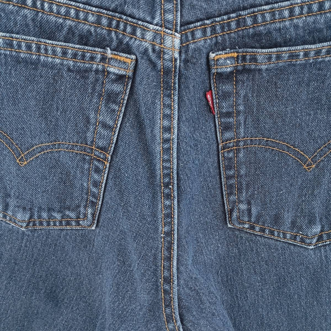 90'S Levi's 551 Relaxed Fit Tapered Leg Tapered Denim Pants Made in USA Women's L (w30) Vintage cotton blue type Vintage Second Hand