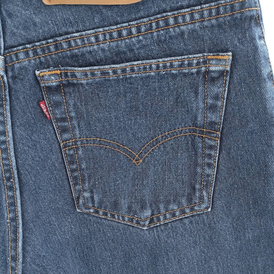 90'S Levi's 551 Relaxed Fit Tapered Leg Tapered Denim Pants Made in USA Women's L (w30) Vintage cotton blue type Vintage Second Hand