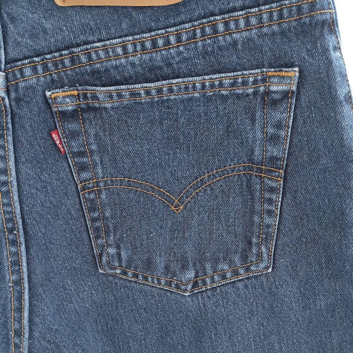 90'S Levi's 551 Relaxed Fit Tapered Leg Tapered Denim Pants Made in USA Women's L (w30) Vintage cotton blue type Vintage Second Hand