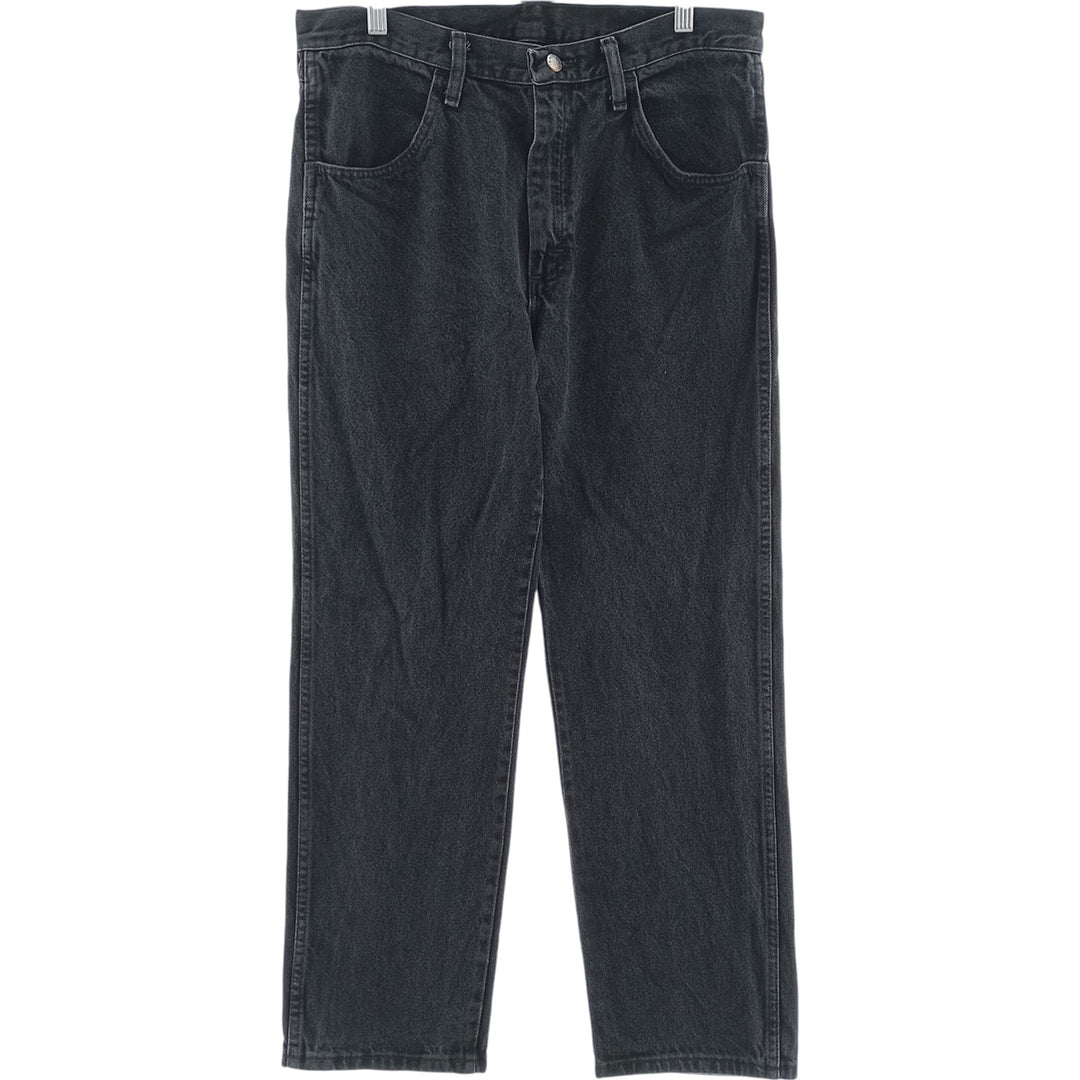 Rustler Black Denim Tapered Denim Pants, Men's Size 34 cotton black type Vintage Second Hand