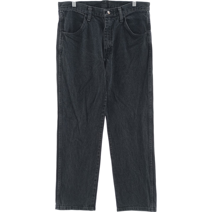 Rustler Black Denim Tapered Denim Pants, Men's Size 34 cotton black type Vintage Second Hand