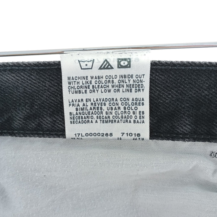 Rustler Black Denim Tapered Denim Pants, Men's Size 34 cotton black type Vintage Second Hand