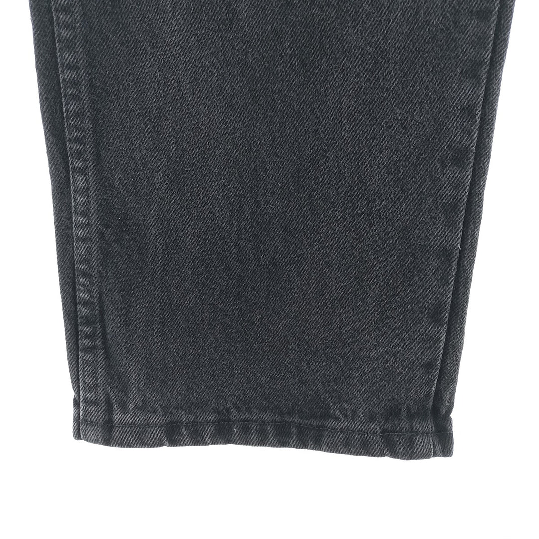 Rustler Black Denim Tapered Denim Pants, Men's Size 34 cotton black type Vintage Second Hand