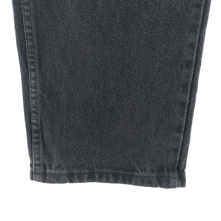 Rustler Black Denim Tapered Denim Pants, Men's Size 34 cotton black type Vintage Second Hand