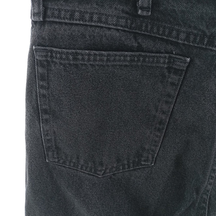Rustler Black Denim Tapered Denim Pants, Men's Size 34 cotton black type Vintage Second Hand