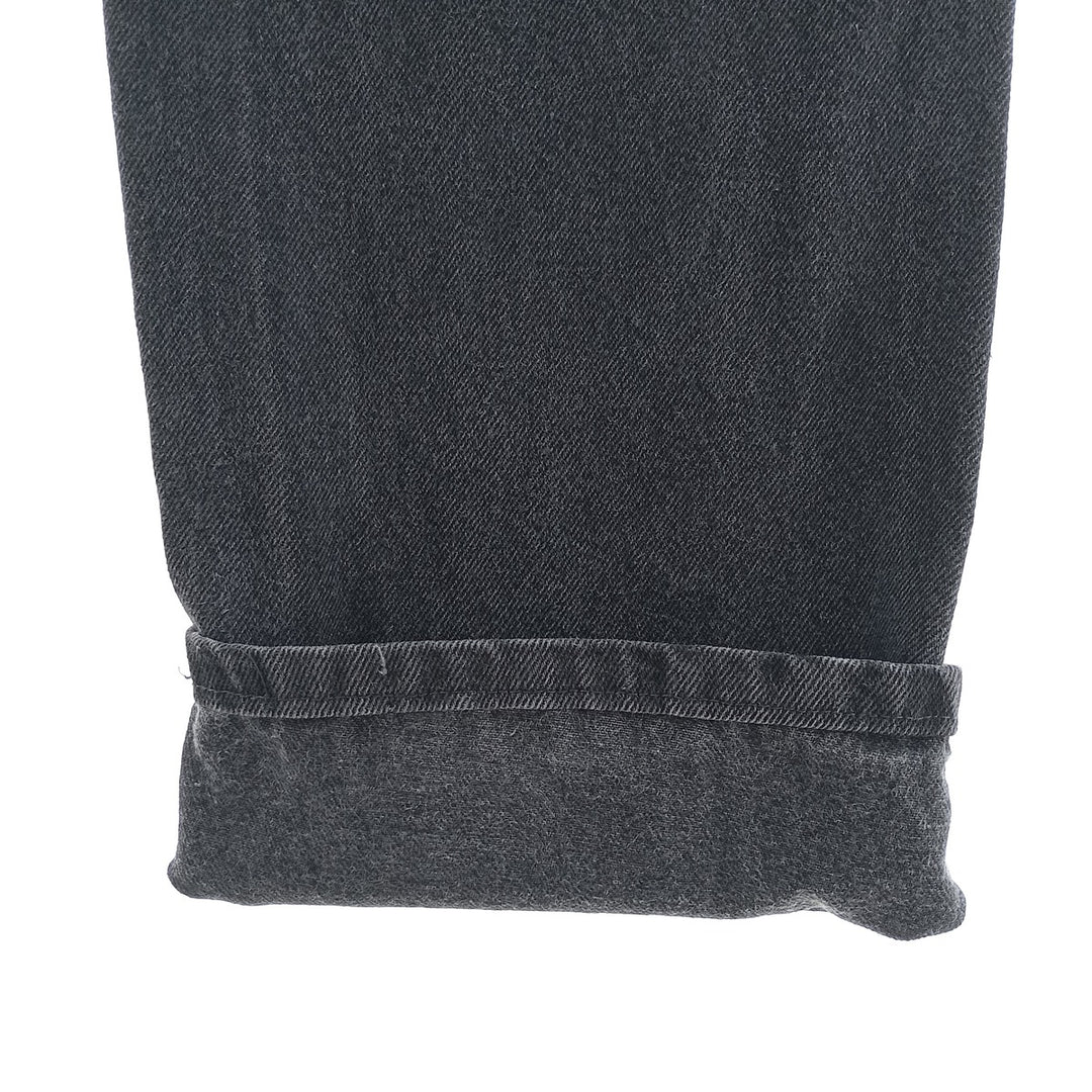 Rustler Black Denim Tapered Denim Pants, Men's Size 34 cotton black type Vintage Second Hand