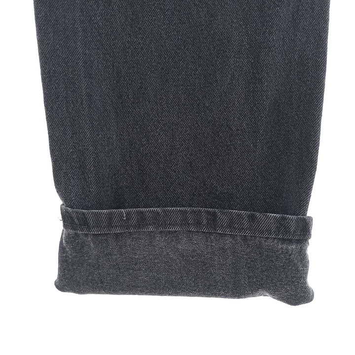 Rustler Black Denim Tapered Denim Pants, Men's Size 34 cotton black type Vintage Second Hand
