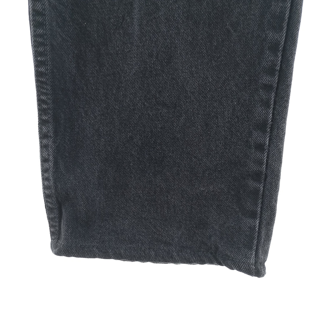 Rustler Black Denim Straight Denim Pants for Men, W34 equivalent cotton black type Vintage Second Hand