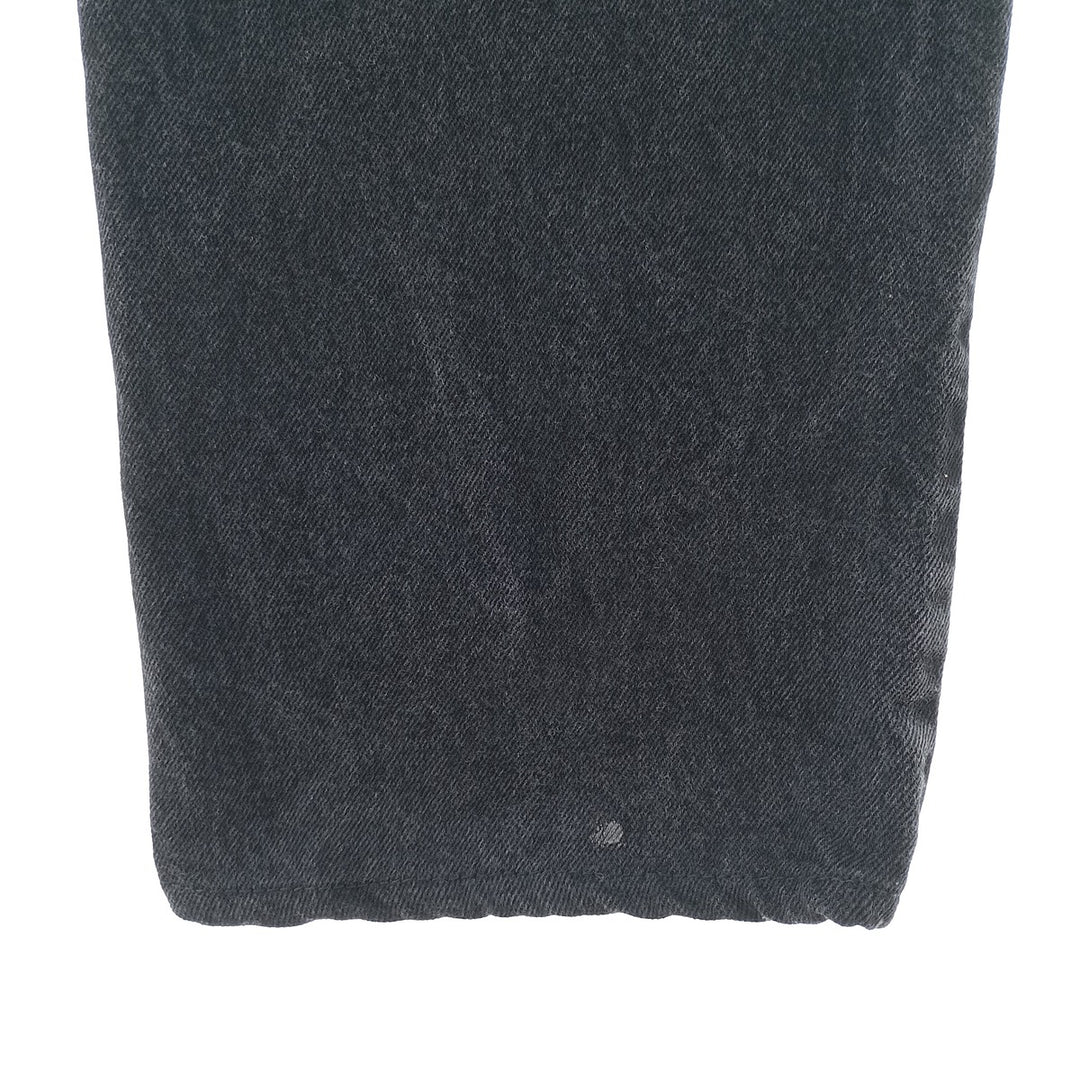 Rustler Black Denim Straight Denim Pants for Men, W34 equivalent cotton black type Vintage Second Hand
