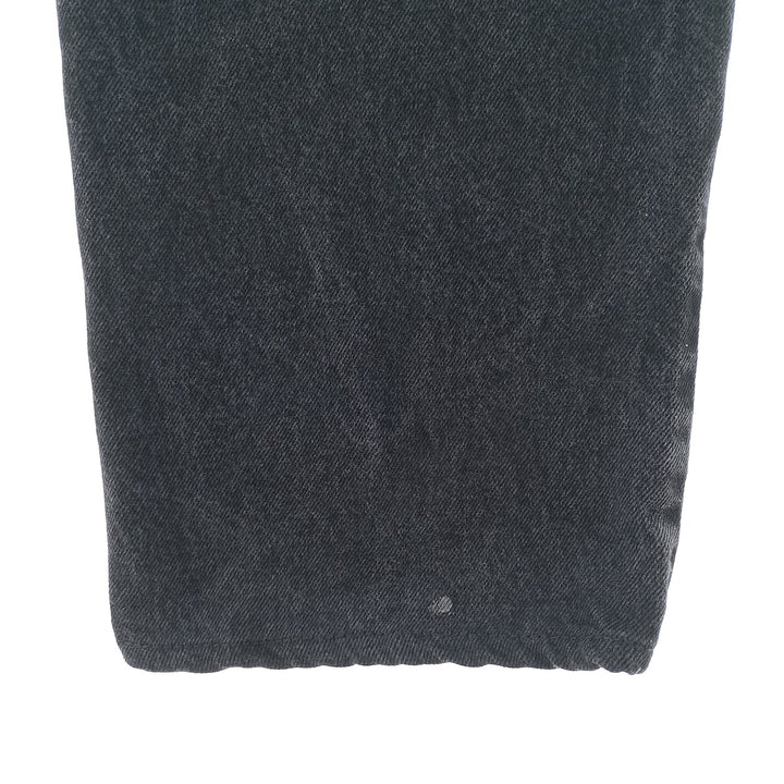 Rustler Black Denim Straight Denim Pants for Men, W34 equivalent cotton black type Vintage Second Hand