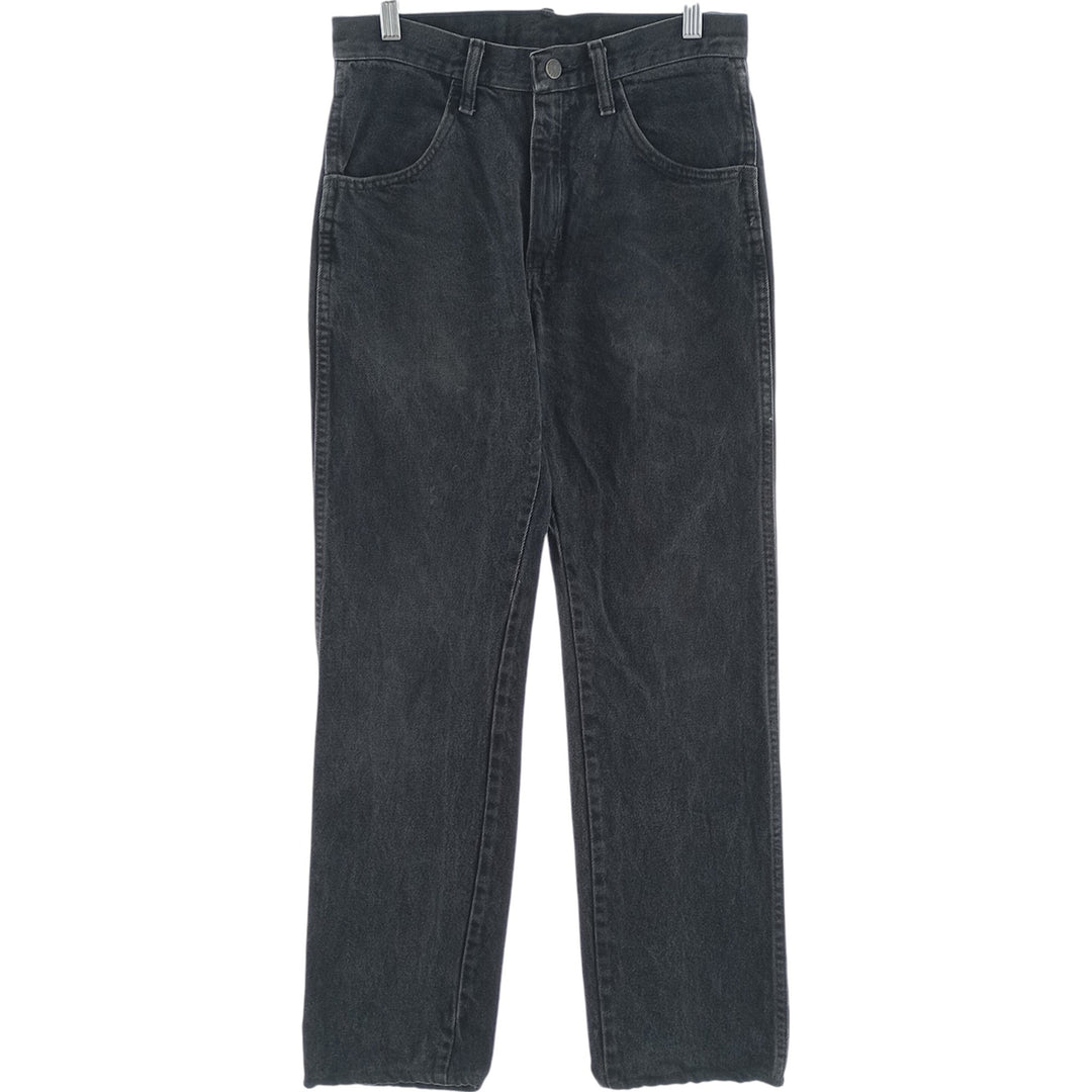 Rustler Black Denim Tapered Denim Pants, Men's Size W29 cotton black type Vintage Second Hand