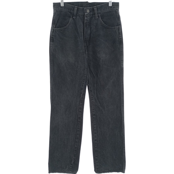 Rustler Black Denim Tapered Denim Pants, Men's Size W29 cotton black type Vintage Second Hand