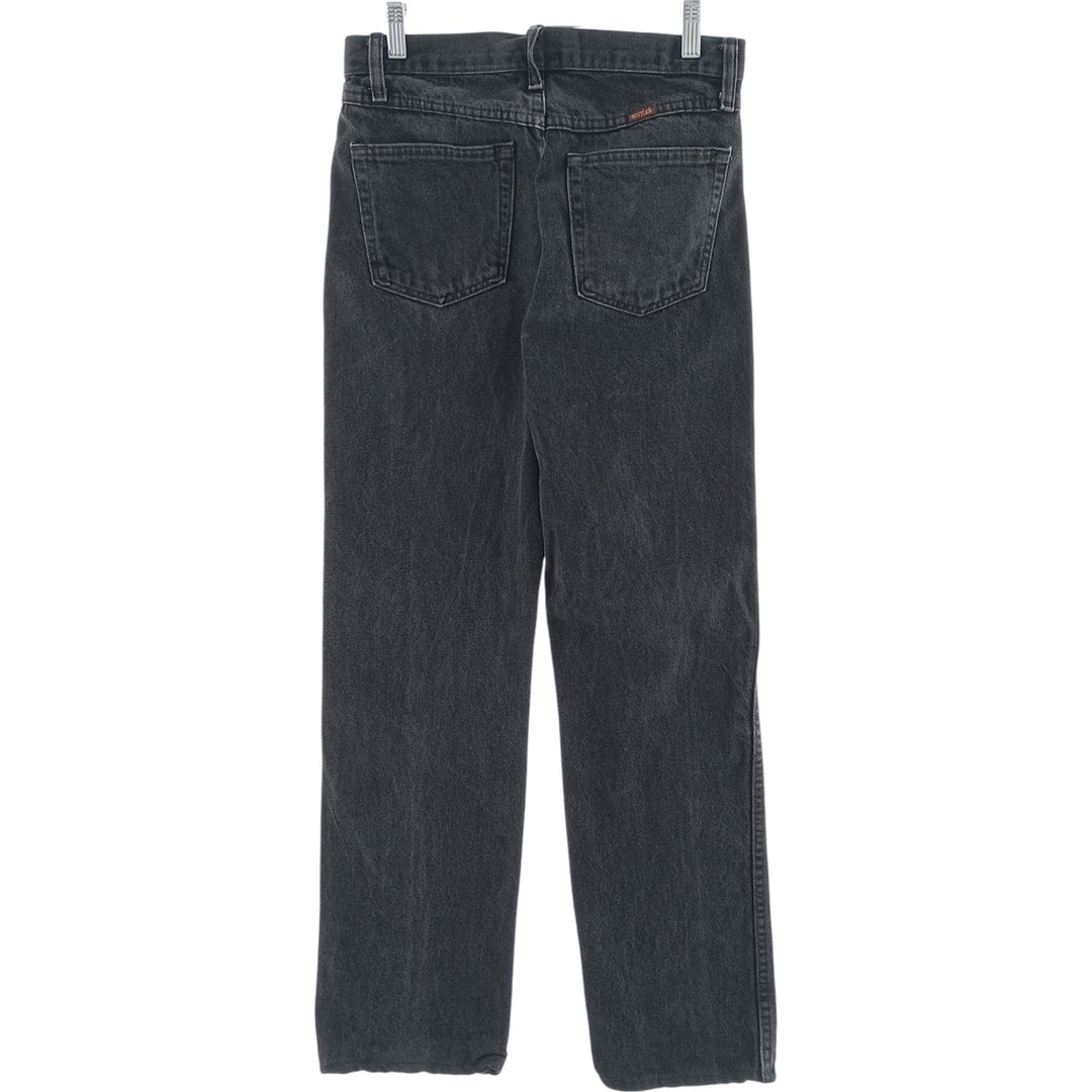 Rustler Black Denim Tapered Denim Pants, Men's Size W29 cotton black type Vintage Second Hand