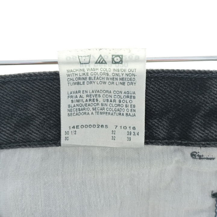 Rustler Black Denim Tapered Denim Pants, Men's Size W29 cotton black type Vintage Second Hand