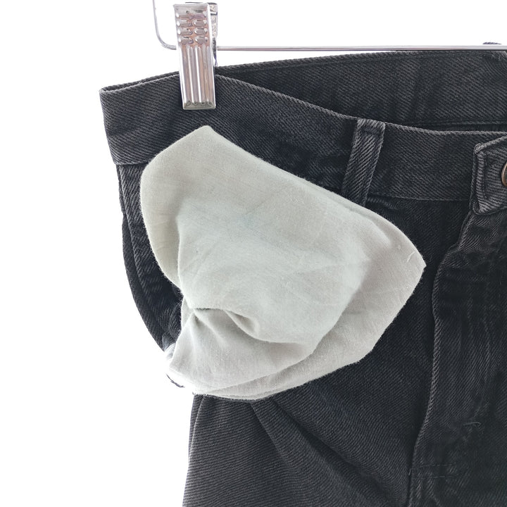 Rustler Black Denim Tapered Denim Pants, Men's Size W29 cotton black type Vintage Second Hand