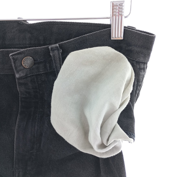 Rustler Black Denim Tapered Denim Pants, Men's Size W29 cotton black type Vintage Second Hand