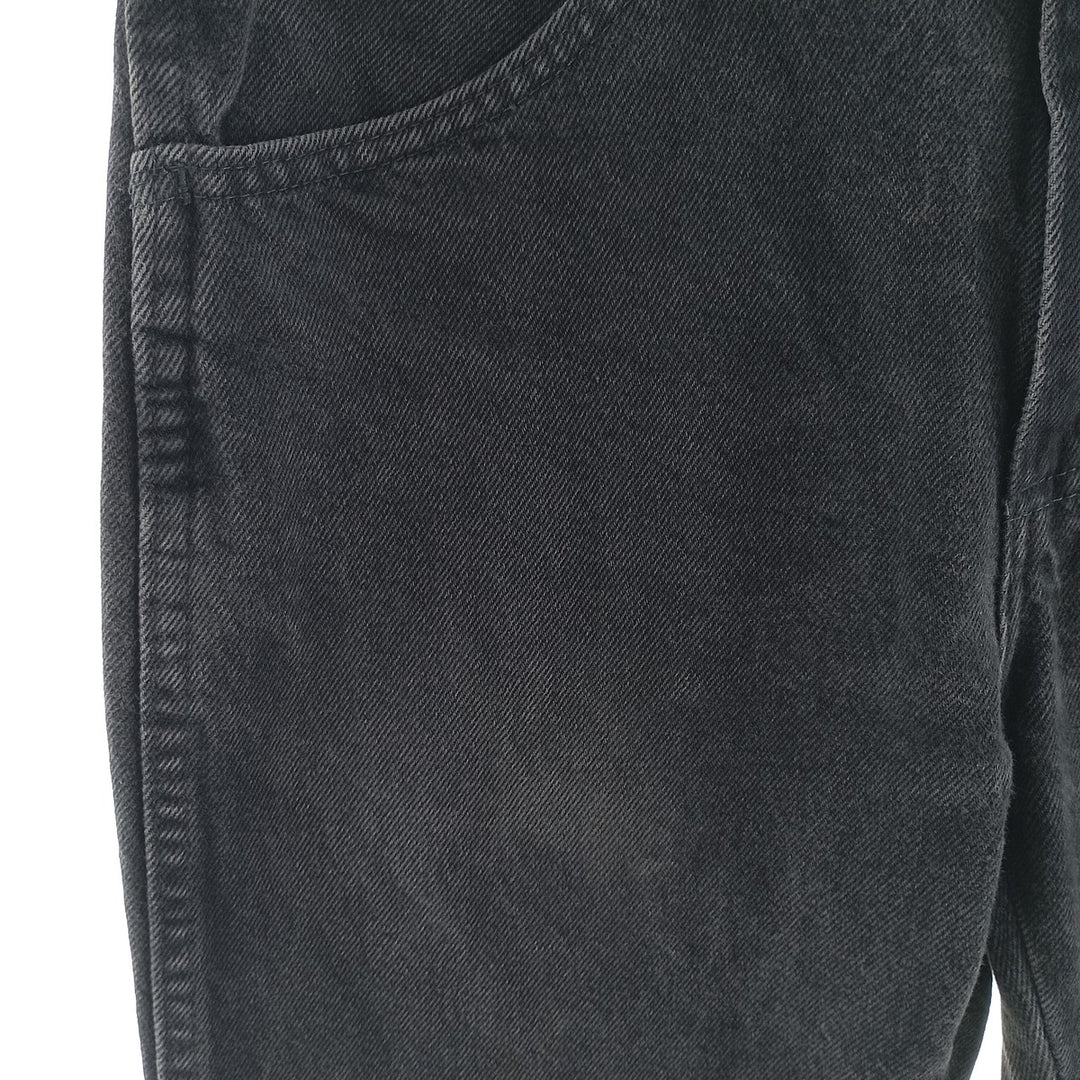 Rustler Black Denim Tapered Denim Pants, Men's Size W29 cotton black type Vintage Second Hand
