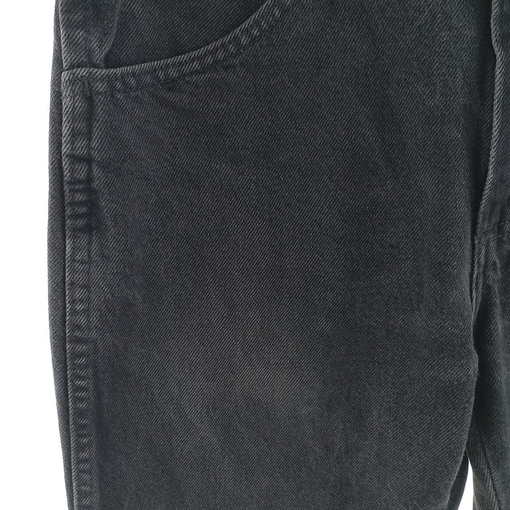 Rustler Black Denim Tapered Denim Pants, Men's Size W29 cotton black type Vintage Second Hand