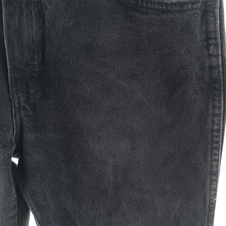 Rustler Black Denim Tapered Denim Pants, Men's Size W29 cotton black type Vintage Second Hand