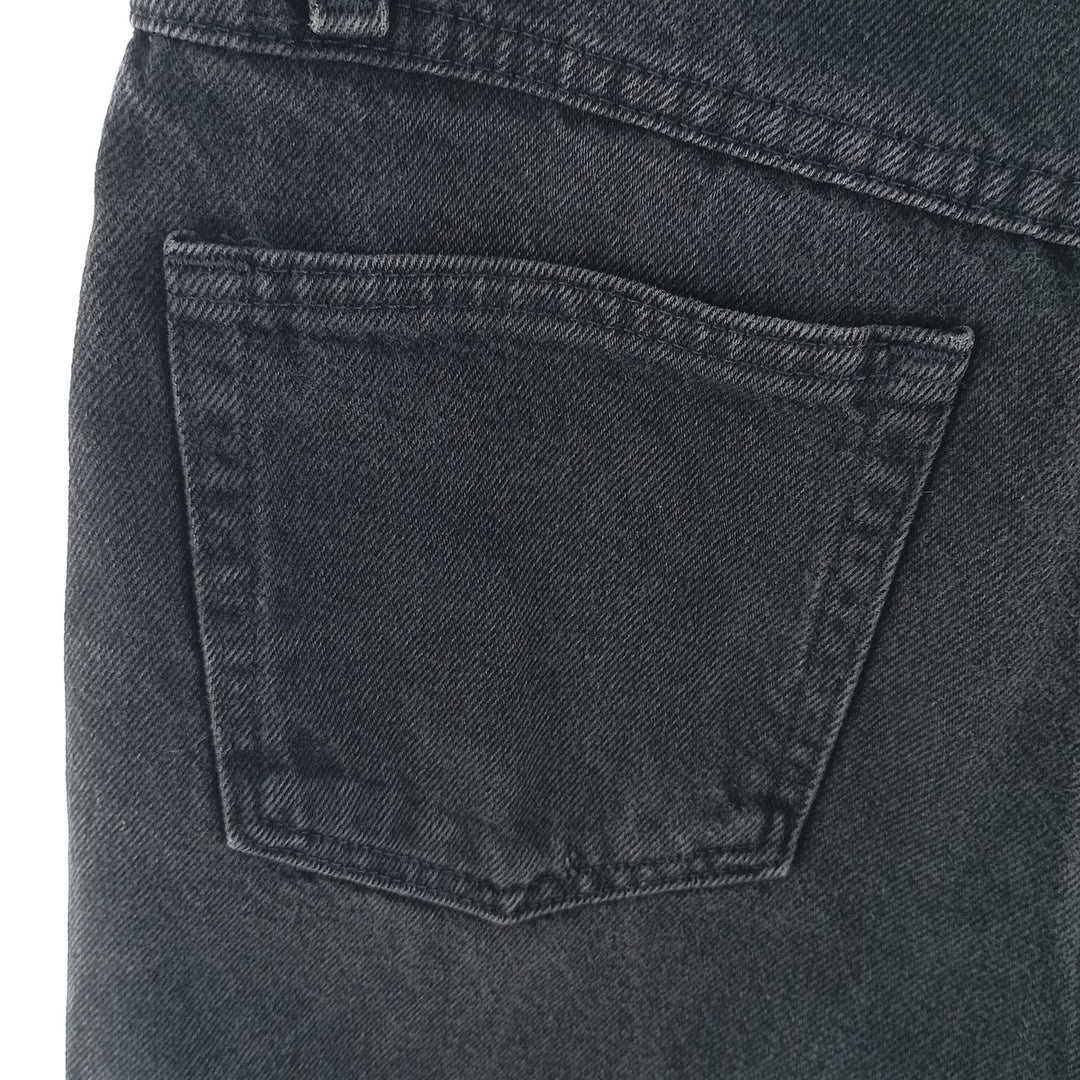 Rustler Black Denim Tapered Denim Pants, Men's Size W29 cotton black type Vintage Second Hand
