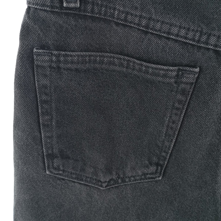 Rustler Black Denim Tapered Denim Pants, Men's Size W29 cotton black type Vintage Second Hand
