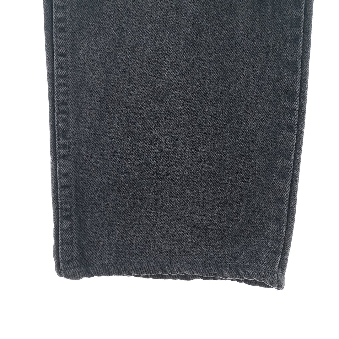 RUSTLER Black Denim Tapered Denim Pants, Men's Size W33 cotton black type Vintage Second Hand