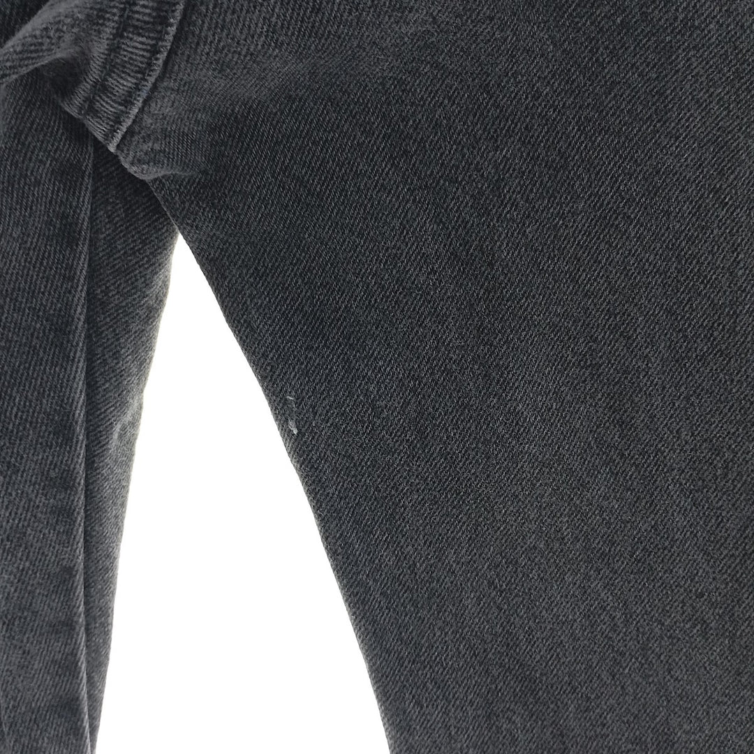 RUSTLER Black Denim Tapered Denim Pants, Men's Size W33 cotton black type Vintage Second Hand