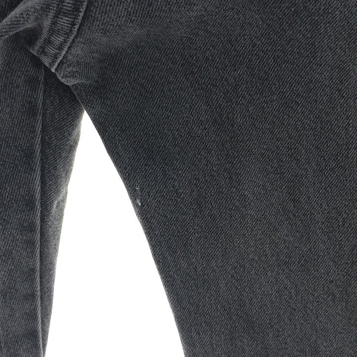 RUSTLER Black Denim Tapered Denim Pants, Men's Size W33 cotton black type Vintage Second Hand