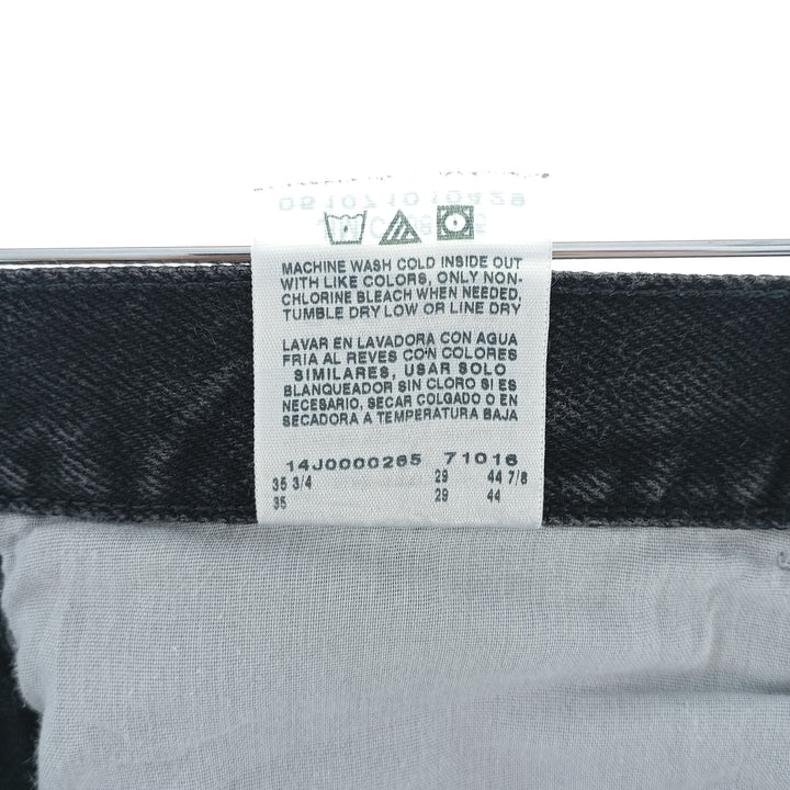Rustler Black Denim Straight Denim Pants for Men, W33 equivalent cotton black type Vintage Second Hand