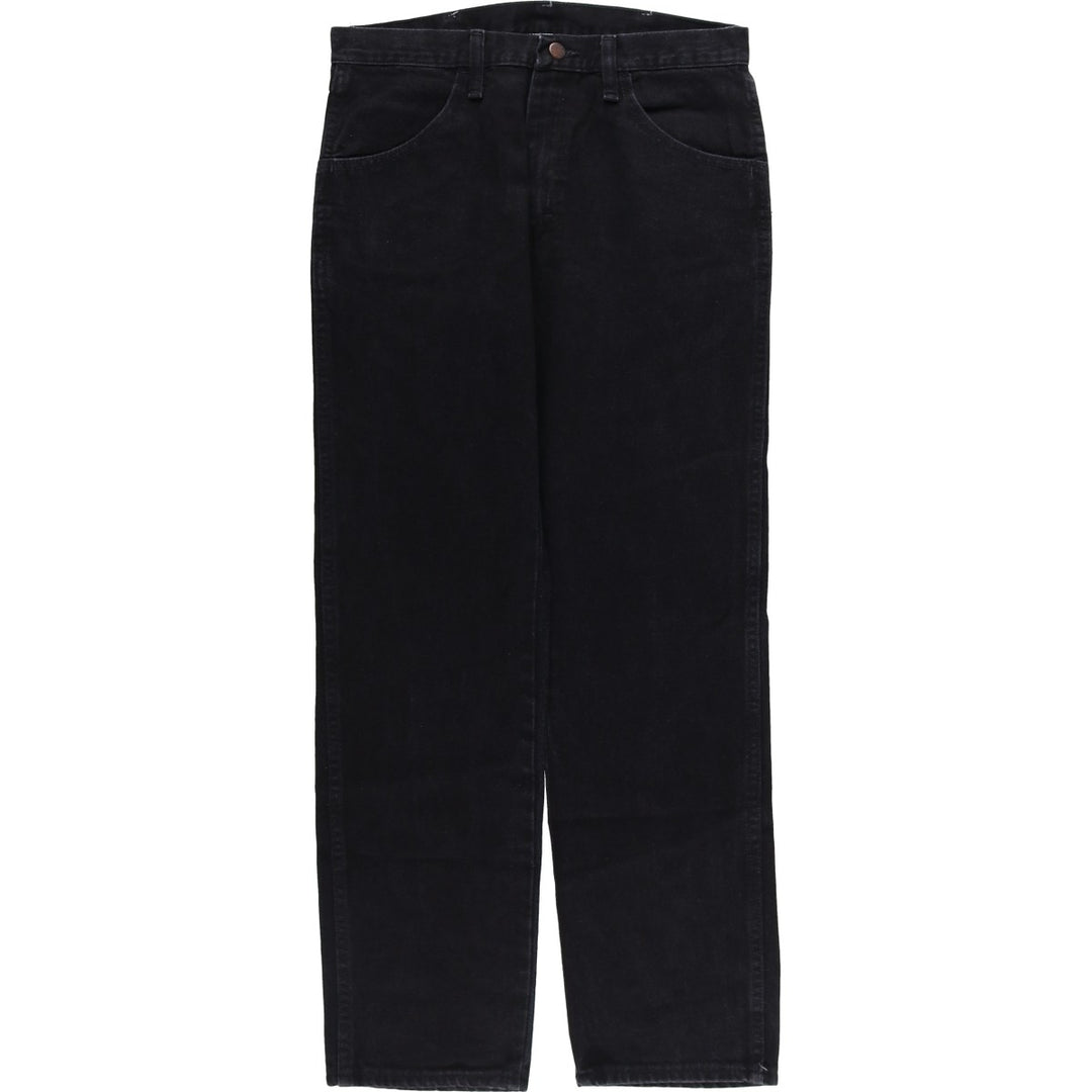 Rustler Black Denim Straight Denim Pants for Men, W31 equivalent cotton black type Vintage Second Hand