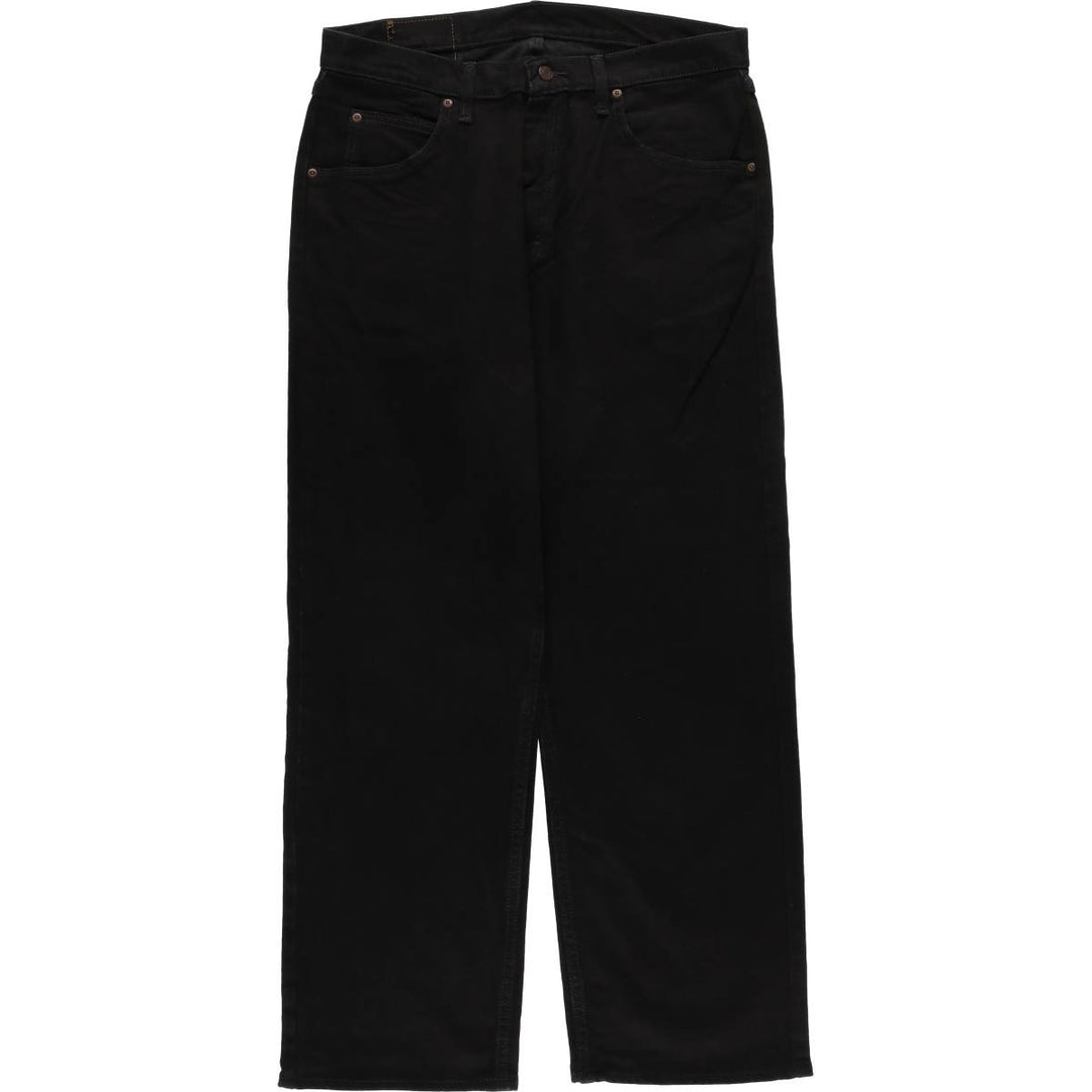 2000'S Wrangler black denim tapered denim pants, men's size W34 cotton black type Vintage Second Hand