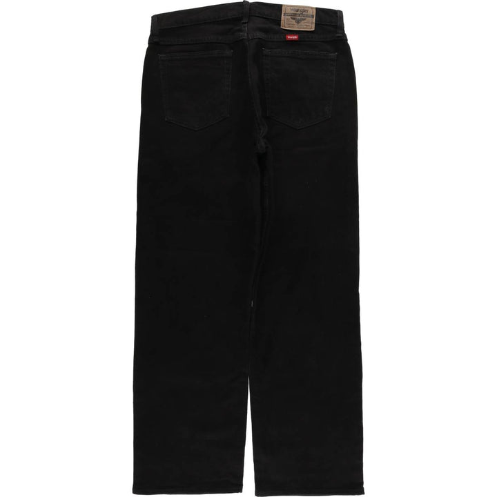 2000'S Wrangler black denim tapered denim pants, men's size W34 cotton black type Vintage Second Hand