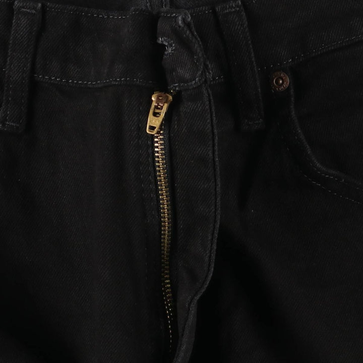 2000'S Wrangler black denim tapered denim pants, men's size W34 cotton black type Vintage Second Hand