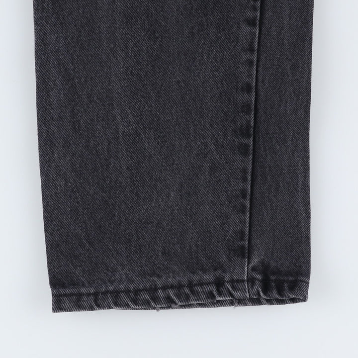 Rustler Black Denim Straight Denim Pants for Men, W33 equivalent cotton black type Vintage Second Hand