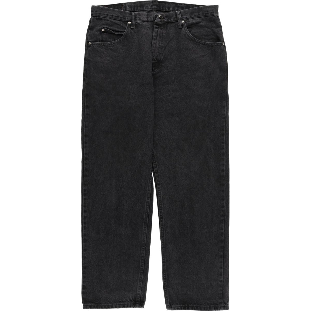 2000'S Wrangler Relaxed Fit Tapered Denim Pants, Black, Men's, Size W35 cotton black type Vintage Second Hand
