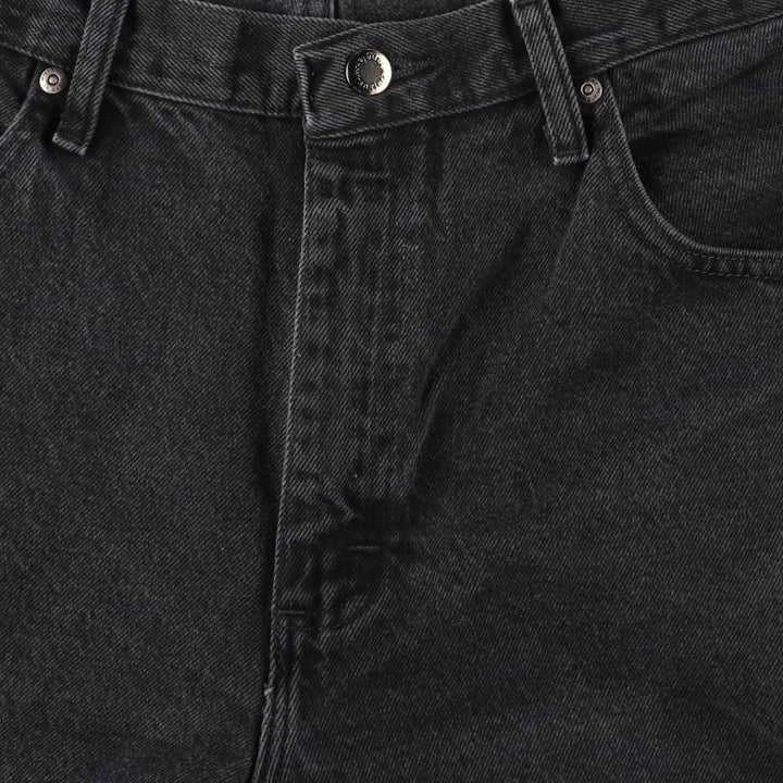 2000'S Wrangler Relaxed Fit Tapered Denim Pants, Black, Men's, Size W35 cotton black type Vintage Second Hand