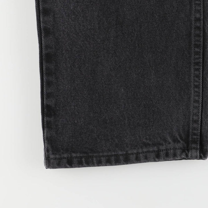 2000'S Wrangler Relaxed Fit Tapered Denim Pants, Black, Men's, Size W35 cotton black type Vintage Second Hand