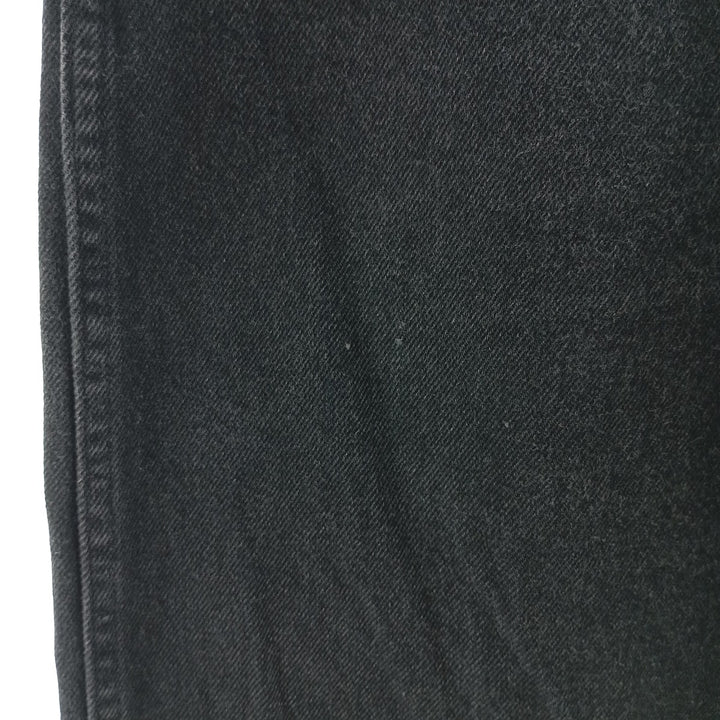 Vintage 1990'S Wrangler tapered black denim pants, made in the USA, men's size W35. cotton black type Vintage Second Hand