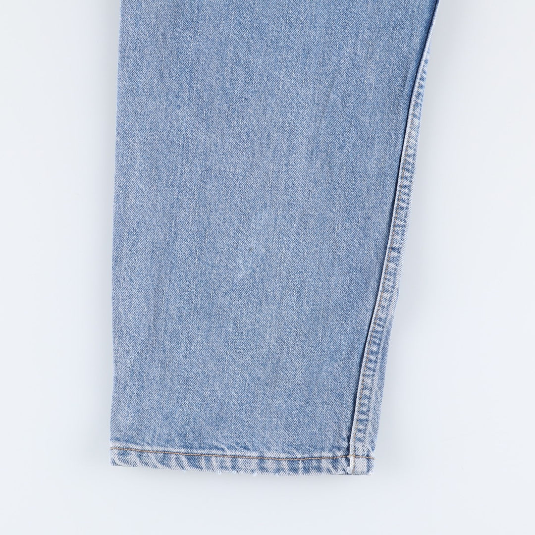 00'S Levi's 550 Relaxed Fit Black Denim Tapered Denim Pants Men's W34 cotton Blue type light blue Vintage Second Hand