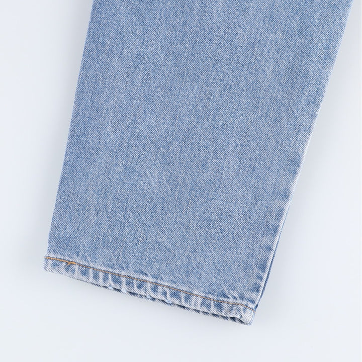 00'S Levi's 550 Relaxed Fit Black Denim Tapered Denim Pants Men's W34 cotton Blue type light blue Vintage Second Hand