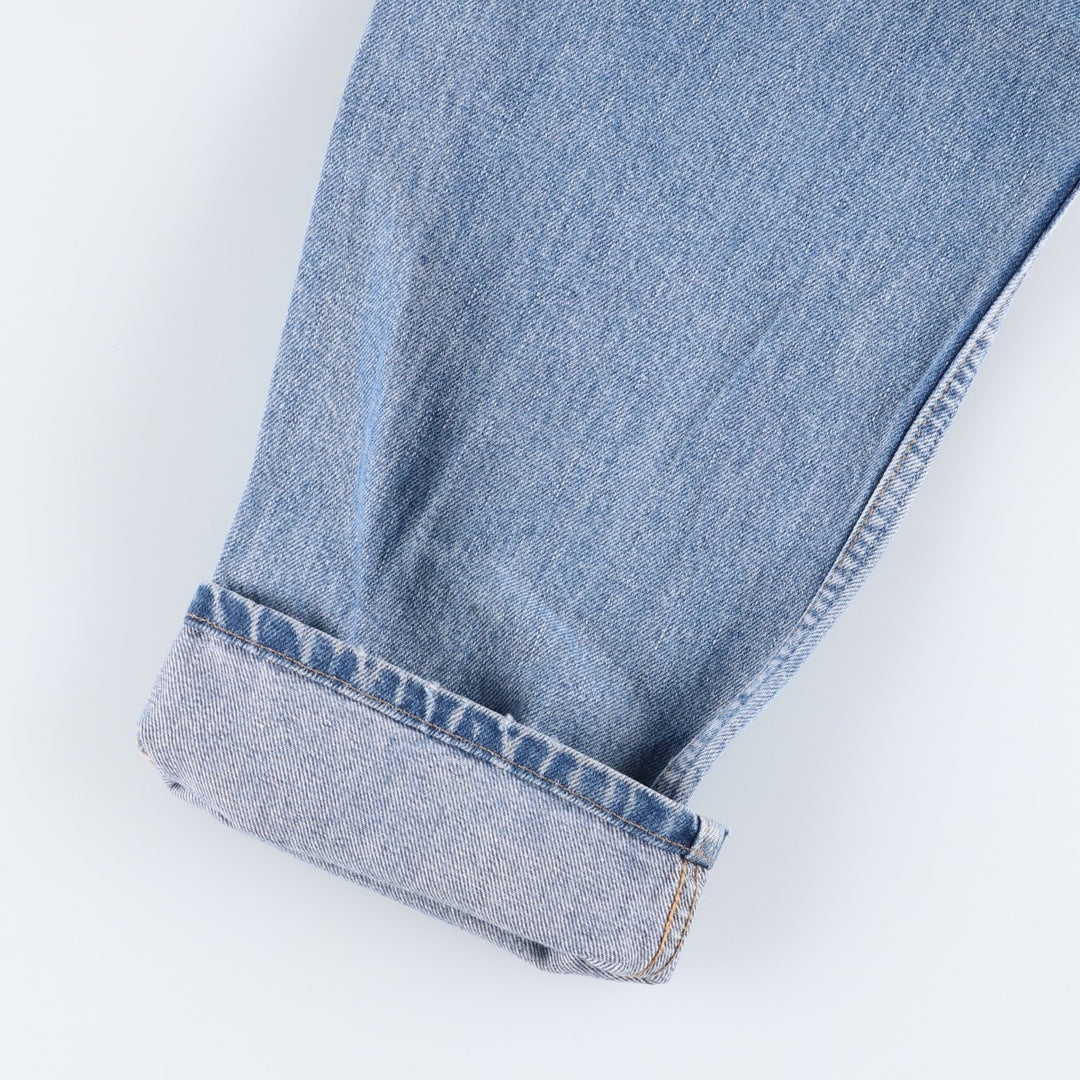 00'S Levi's 550 Relaxed Fit Black Denim Tapered Denim Pants Men's W34 cotton Blue type light blue Vintage Second Hand