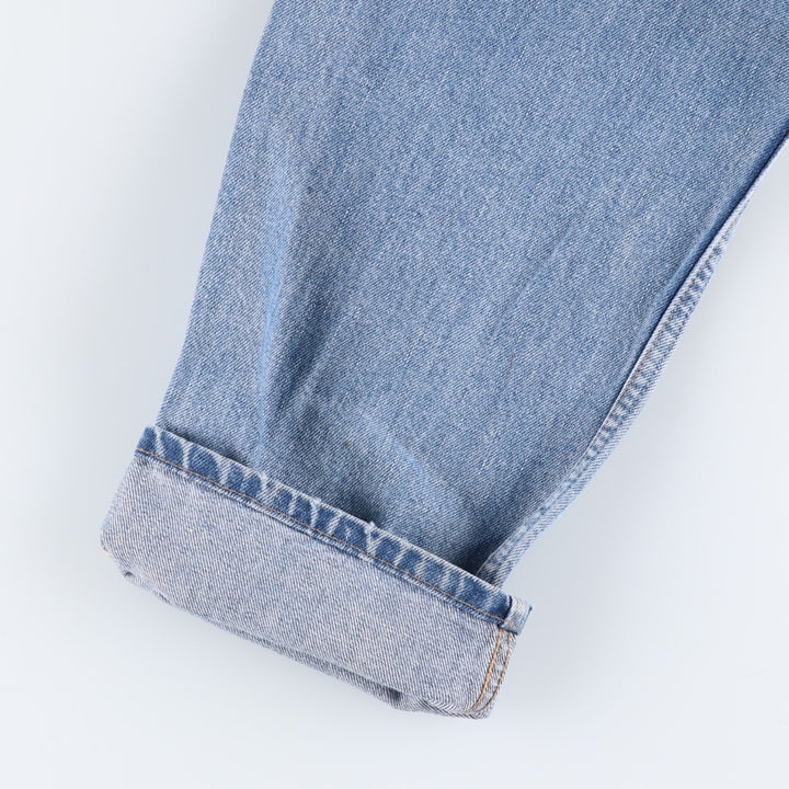 00'S Levi's 550 Relaxed Fit Black Denim Tapered Denim Pants Men's W34 cotton Blue type light blue Vintage Second Hand